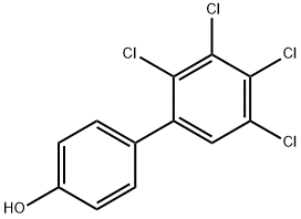 4-HYDROXY-2',3',4',5'-TETRACHLOROBIPHENYL Structural