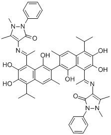 Gossypolidenethiocarbamide Structural
