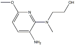 Ethanol, 2-[(3-amino-6-methoxy-2-pyridinyl)methylamino]- (9CI) Structural