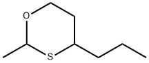 2-Methyl-4-propyl-1,3-oxathiane Structural