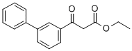 3-BIPHENYL-3-YL-3-OXO-PROPIONIC ACID ETHYL ESTER Structural