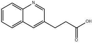 3-(QUINOLIN-3-YL)PROPANOIC ACID Structural