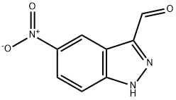 5-NITRO INDAZOLE CARBOXALDEHYDE Structural