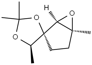 Spiro[1,3-dioxolane-4,2-[6]oxabicyclo[3.1.0]hexane], 2,2,5,5-tetramethyl-, (1S,2R,5R,5S)- (9CI) Structural