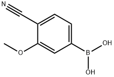 Boronic acid, (4-cyano-3-methoxyphenyl)- (9CI) Structural