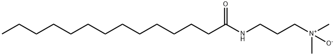 N-[3-(dimethylamino)propyl]myristamide N-oxide Structural