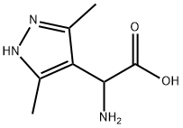 AMINO-(3,5-DIMETHYL-1H-PYRAZOL-4-YL)-ACETIC ACID Structural