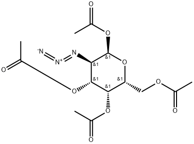 1,3,4,6-TETRA-O-ACETYL-2-AZIDO-2-DEOXY-ALPHA-D-GALACTOPYRANOSE Structural