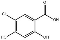 2,4-DIHYDROXY-5-CHLOROBENZOIC ACID Structural