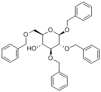 1,2,3,6-Tetra-O-benzyl-b-D-glucopyranoside Structural