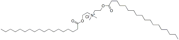 dimethylbis[2-[(1-oxooctadecyl)oxy]ethyl]ammonium chloride Structural