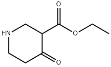 4-OXO-PIPERIDINE-3-CARBOXYLIC ACID ETHYL ESTER Structural