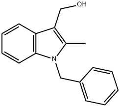 (1-BENZYL-2-METHYL-1H-INDOL-3-YL)-METHANOL Structural