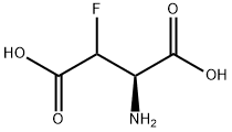 2-amino-3-fluoro-butanedioic acid Structural