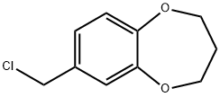 7-(CHLOROMETHYL)-3,4-DIHYDRO-2H-1,5-BENZODIOXEPINE Structural