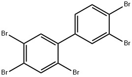 2,4,5,3',4'-pentabromobiphenyl Structural