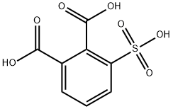 3-sulphophthalic acid Structural