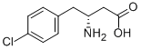 (R)-3-AMINO-4-(4-CHLOROPHENYL)BUTANOIC ACID Structural