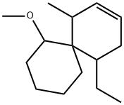 Spiro[5.5]undec-2-ene, 5-ethyl-7-methoxy-1-methyl- (9CI) Structural