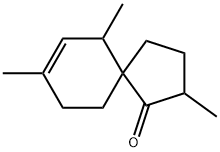 Spiro[4.5]dec-7-en-1-one, 2,6,8-trimethyl- (9CI) Structural