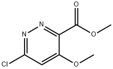 METHYL 6-CHLORO-4-METHOXYPYRIDAZINE-3-CARBOXYLATE Structural