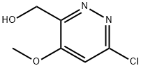 (6-CHLORO-4-METHOXYPYRIDAZIN-3-YL)METHANOL Structural