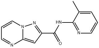 Pyrazolo[1,5-a]pyrimidine-2-carboxamide, N-(3-methyl-2-pyridinyl)- (9CI) Structural