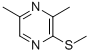 2-METHYLTHIO-3,5-METHYLPYRAZINE Structural