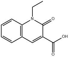 1-ETHYL-2-OXO-QUINOLINE-3-CARBOXYLIC ACID Structural