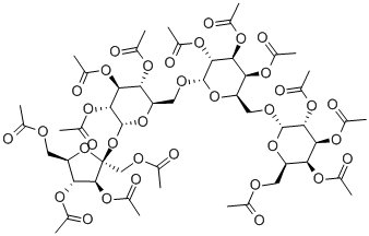 STACHYOSE TETRADECAACETATE Structural