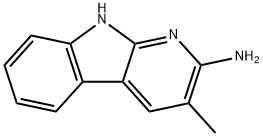 2-AMINO-3-METHYL-9H-PYRIDO[2,3-B]INDOLE Structural