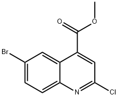 METHYL 6-BROMO-2-CHLOROQUINOLINE-4-CARBOXYLATE