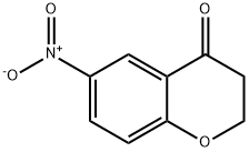 6-Nitrochroman-4-one Structural