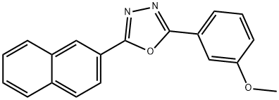 2-(3-methoxyphenyl)-5-(2-naphthyl)-1,3,4-oxadiazole       