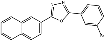 2-(3-BROMOPHENYL)-5-(2-NAPHTHYL)-1,3,4-OXADIAZOLE