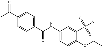 5-(4-ACETYL-BENZOYLAMINO)-2-ETHOXY-BENZENESULFONYL CHLORIDE