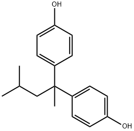 4,4'-(1,3-DIMETHYLBUTYLIDENE)DIPHENOL Structural