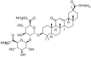 alpha-d-Glucopyranosiduronic acid, (3beta,20beta)-20-carboxy-11-oxo-30-norolean-12-en-3-yl 2-O-beta-d-glucopyranuronosyl-, triammonium salt         