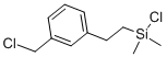 ((CHLOROMETHYL)PHENYLETHYL)DIMETHYLCHLOROSILANE Structural