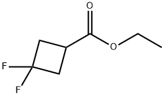 Cyclobutanecarboxylic acid, 3,3-difluoro-, ethyl ester (9CI) Structural