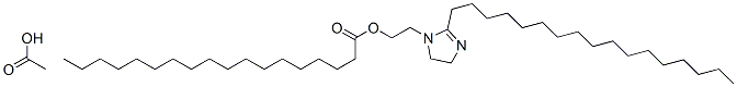 2-(2-heptadecyl-4,5-dihydro-1H-imidazol-1-yl)ethyl stearate, monoacetate   