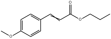 propyl p-methoxycinnamate Structural