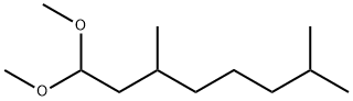 1,1-dimethoxy-3,7-dimethyloctane Structural