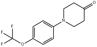 1-(4-(trifluoromethoxy)phenyl)piperidin-4-one Structural