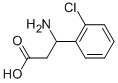 3-AMINO-3-(2-CHLORO-PHENYL)-PROPIONIC ACID Structural