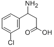 3-AMINO-3-(3-CHLORO-PHENYL)-PROPIONIC ACID Structural