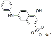 sodium 4-hydroxy-7-(phenylamino)naphthalene-2-sulphonate Structural