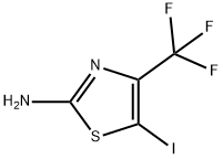 5-iodo-4-(trifluoroMethyl)thiazol-2-aMine Structural