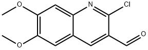 2-CHLORO-6,7-DIMETHOXY-QUINOLINE-3-CARBALDEHYDE Structural Picture