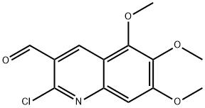 2-CHLORO-5,6,7-TRIMETHOXY-QUINOLINE-3-CARBALDEHYDE